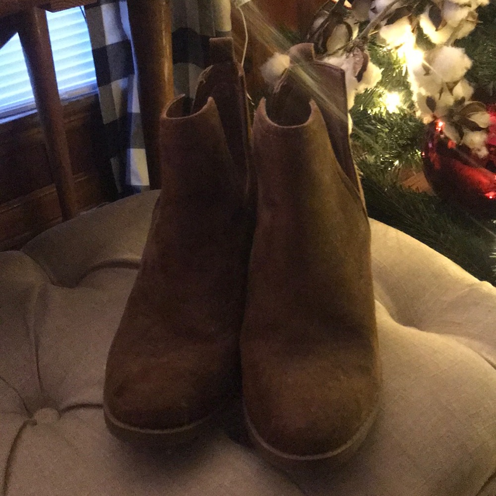 Brown booties
